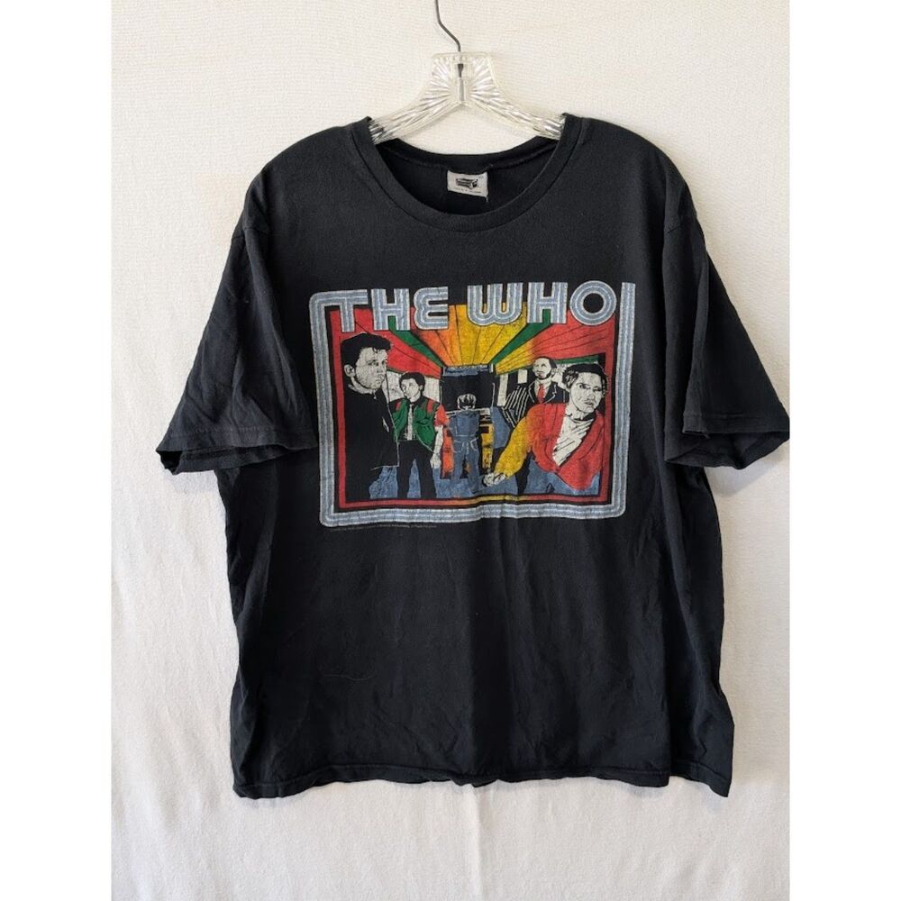 Y2K The Who Farewell Tour Graphic Front and Back Print T-Shirt Size XL